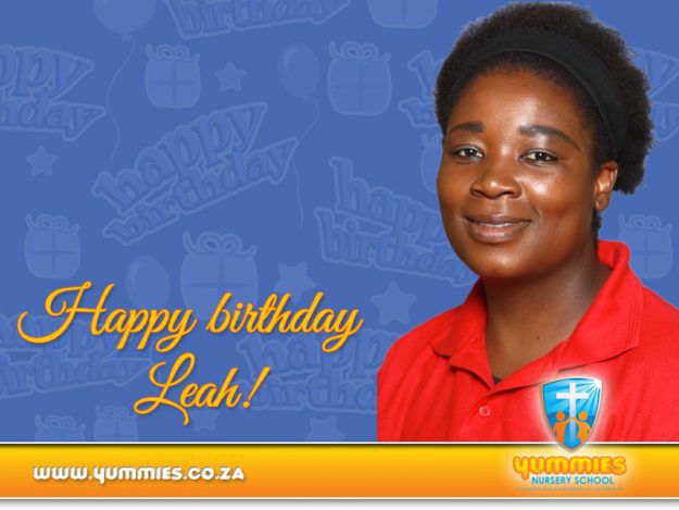 Happy birthday Teacher Leah! 